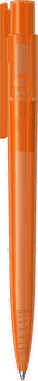 UMA PET PEN PRO recycelter transparenter Kugelschreiber - Orange
