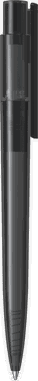 UMA PET PEN PRO recycelter transparenter Kugelschreiber - Anthrazit