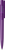 UMA PET PEN PRO gerecyclede transparante balpen - Purple
