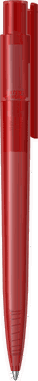 UMA PET PEN PRO recycelter transparenter Kugelschreiber - Rot