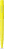 UMA PET PEN PRO gerecyclede transparante balpen - Yellow