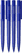UMA PET PEN PRO gerecyclede transparante balpen - Blue