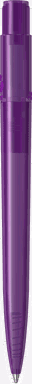 UMA PET PEN PRO recycelter transparenter Kugelschreiber - Lila