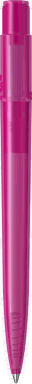 UMA PET PEN PRO recycelter transparenter Kugelschreiber - Magenta
