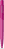 UMA PET PEN PRO gerecyclede transparante balpen - Magenta