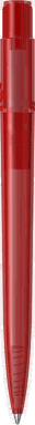 UMA PET PEN PRO recycelter transparenter Kugelschreiber - Rot