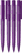 UMA PET PEN PRO gerecyclede transparante balpen - Purple