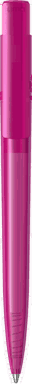 UMA PET PEN PRO recycelter transparenter Kugelschreiber - Magenta