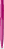 UMA PET PEN PRO gerecyclede transparante balpen - Magenta