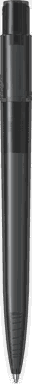 UMA PET PEN PRO recycelter transparenter Kugelschreiber - Anthrazit