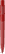 UMA PET PEN PRO gerecyclede frosted balpen - Red