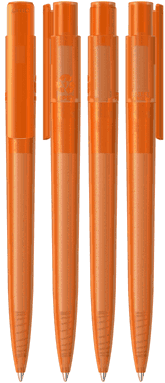 UMA PET PEN PRO recycelter gefrosteter Kugelschreiber - Orange