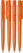 UMA PET PEN PRO gerecyclede frosted balpen - Orange