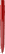 UMA PET PEN PRO gerecyclede frosted balpen - Red