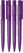 UMA PET PEN PRO gerecyclede frosted balpen - Purple