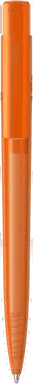 UMA PET PEN PRO recycelter gefrosteter Kugelschreiber - Orange