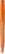 UMA PET PEN PRO gerecyclede frosted balpen - Orange