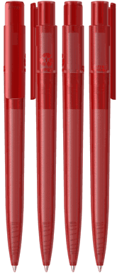 UMA PET PEN PRO recycelter gefrosteter Kugelschreiber - Rot