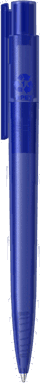 UMA PET PEN PRO recycelter gefrosteter Kugelschreiber - Blau