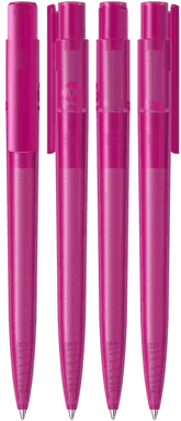 UMA PET PEN PRO recycelter gefrosteter Kugelschreiber - Magenta