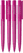 UMA PET PEN PRO gerecyclede frosted balpen - Magenta