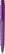 UMA PET PEN PRO gerecyclede frosted balpen - Purple