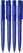 UMA PET PEN PRO gerecyclede frosted balpen - Blue