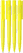 UMA PET PEN PRO gerecyclede frosted balpen - Yellow