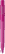 UMA PET PEN PRO gerecyclede frosted balpen - Magenta