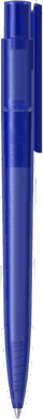UMA PET PEN PRO recycelter gefrosteter Kugelschreiber - Blau