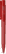 UMA PET PEN PRO gerecyclede frosted balpen - Red