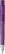UMA PET PEN PRO gerecyclede frosted balpen met metalen punt - Purple