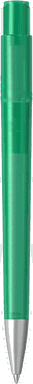 UMA PET PEN PRO recycelter Frosted Kugelschreiber mit Metallspitze - Türkis