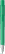 UMA PET PEN PRO gerecyclede frosted balpen met metalen punt - Turquoise