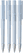 UMA PET PEN PRO gerecyclede frosted balpen met metalen punt - Clear