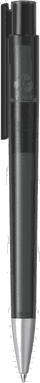 UMA PET PEN PRO recycelter Frosted Kugelschreiber mit Metallspitze - Anthrazit