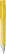 UMA PET PEN PRO gerecyclede frosted balpen met metalen punt - Yellow