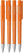 UMA PET PEN PRO gerecyclede frosted balpen met metalen punt - Orange