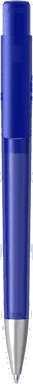 UMA PET PEN PRO recycelter Frosted Kugelschreiber mit Metallspitze - Blau