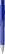 UMA PET PEN PRO gerecyclede frosted balpen met metalen punt - Blue