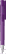 UMA PET PEN PRO gerecyclede frosted balpen met metalen punt - Purple