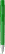 UMA PET PEN PRO gerecyclede frosted balpen met metalen punt - Green