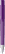 UMA PET PEN PRO gerecyclede frosted balpen met metalen punt - Purple