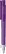 UMA PET PEN PRO gerecyclede frosted balpen met metalen punt - Purple