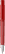 UMA PET PEN PRO gerecyclede frosted balpen met metalen punt - Red