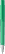 UMA PET PEN PRO gerecyclede frosted balpen met metalen punt - Turquoise