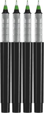 UMA PET PEN PRO recycelter Fineliner - Mittelgrün