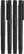 UMA PET PEN PRO gerecyclede fineliner - Black