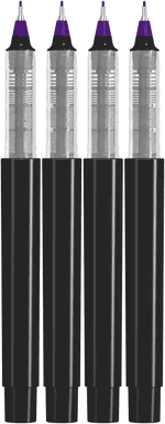 UMA PET PEN PRO recycelter Fineliner - Dunkelviolett