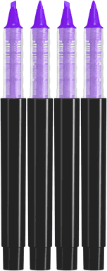 UMA PET PEN PRO recycelter Textmarker - Lila fluoreszierender Textmarker